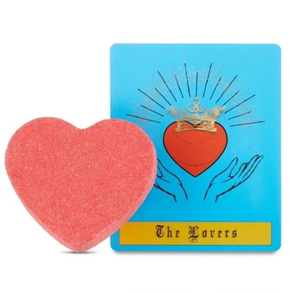 2x Illuminati Lovers Heart Tarot Card Cherry Bath Bombs Set